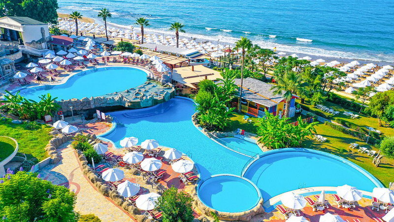 Tesis ve bahçe peyzajı — Sunrise Queen Hotel Side/Kumköy otel arşivi — side 5 yıldızlı otel önerileri
