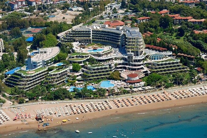 Sunrise Queen Side konum - adres ve harita bölümü, Kumköy sahilindeki otelden bir görüntü