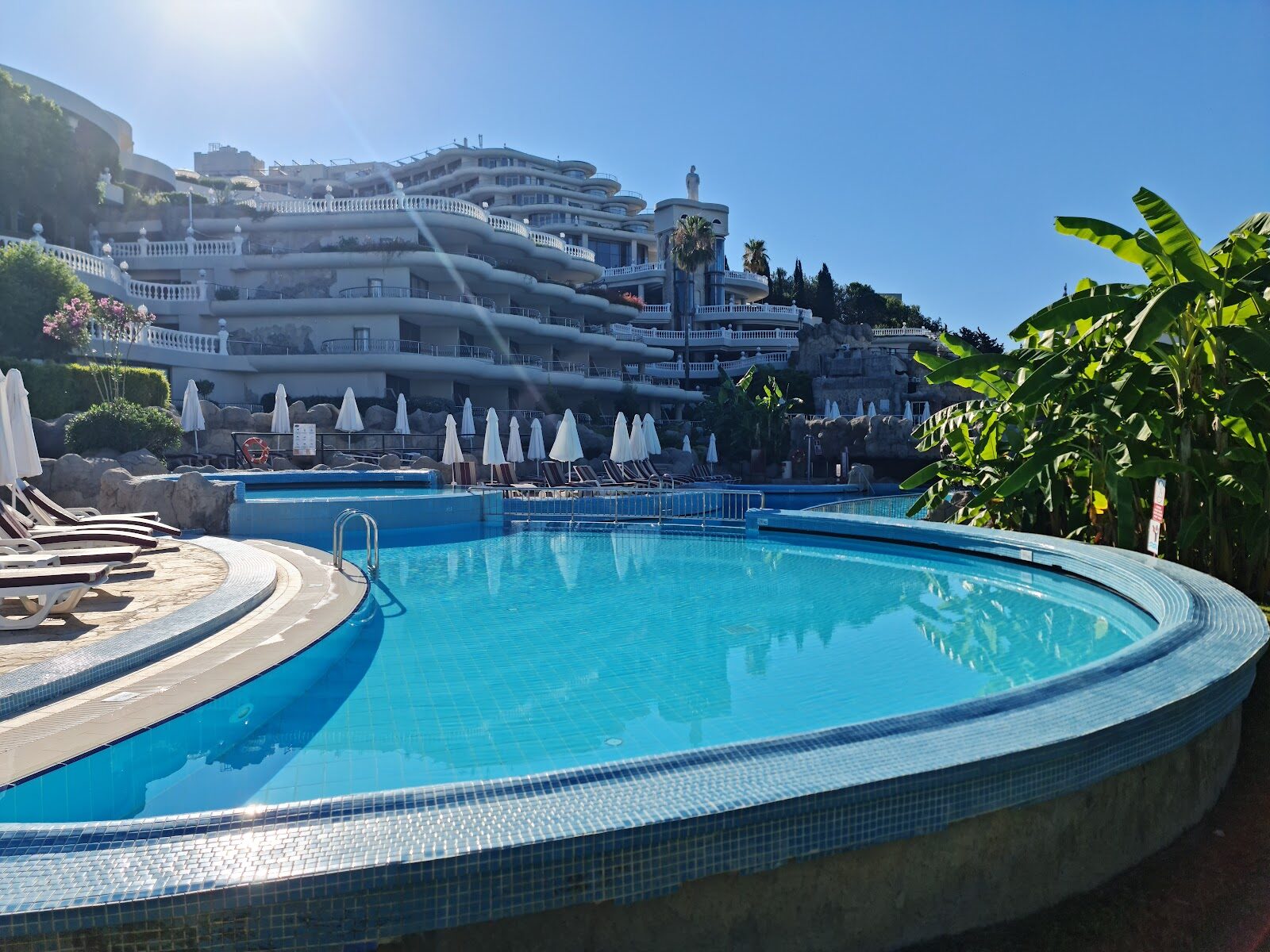 Sunrise Queen Luxury Resort & Spa — Açık havuz peyzajı — side gezilecek yerler
