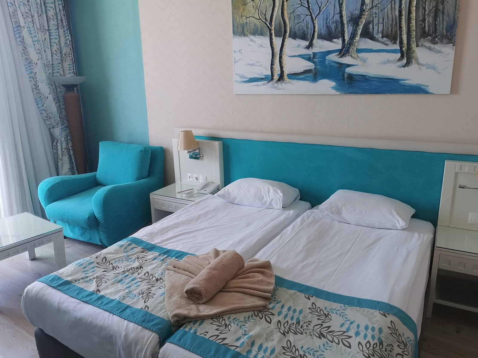 Sunrise Queen Side — Oda içi görünüm detayı — side gezilecek yerler