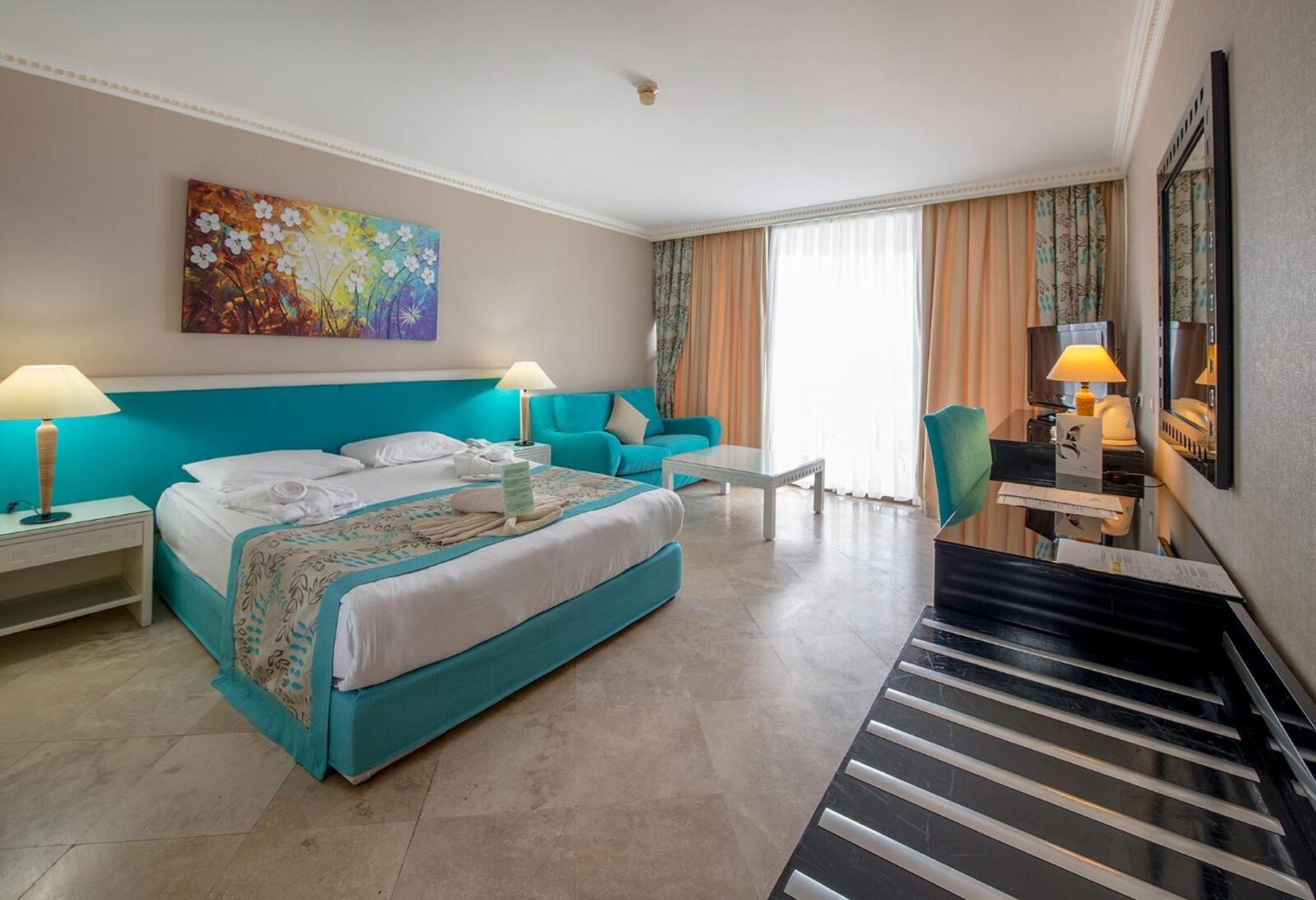 Sunrise Queen: Oda içi görünüm (otelin kendi fotoğrafı) — sunrise queen otel odaları